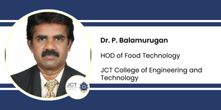 JCT College of Engineering, HOD of Food Technology: Dr. P. Balamurugan Interview